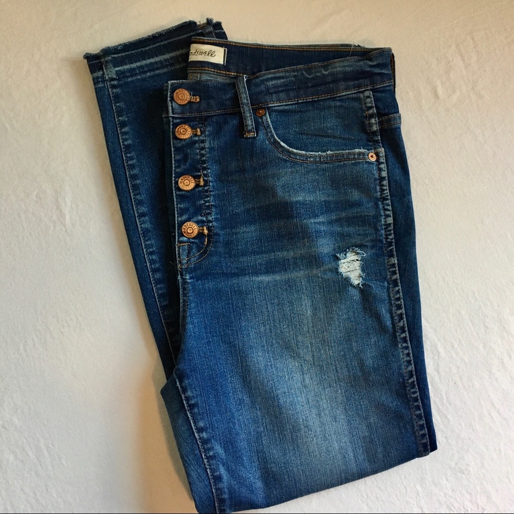 MADEWELL Petite 10” High Rise Skinny Jeans